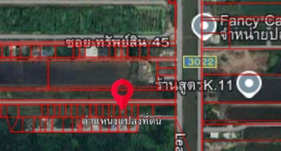 For sale land in Nong Suea, Pathum Thani