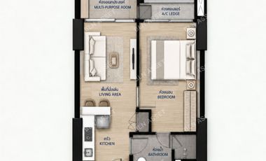 For sale 1 bed condo in Khlong San, Bangkok