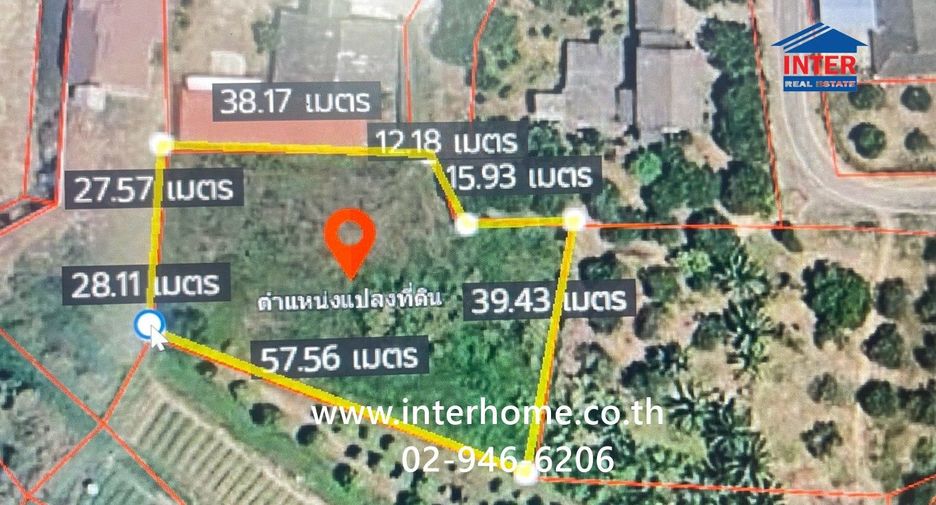 For sale land in Mueang Lamphun, Lamphun