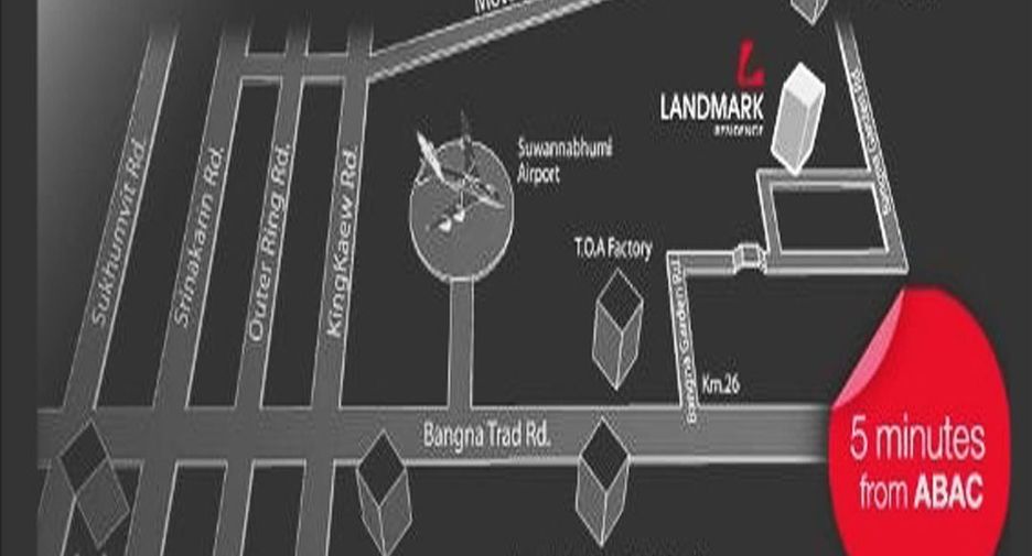 ขาย 1 เตียง คอนโด ใน บางเสาธง, สมุทรปราการ