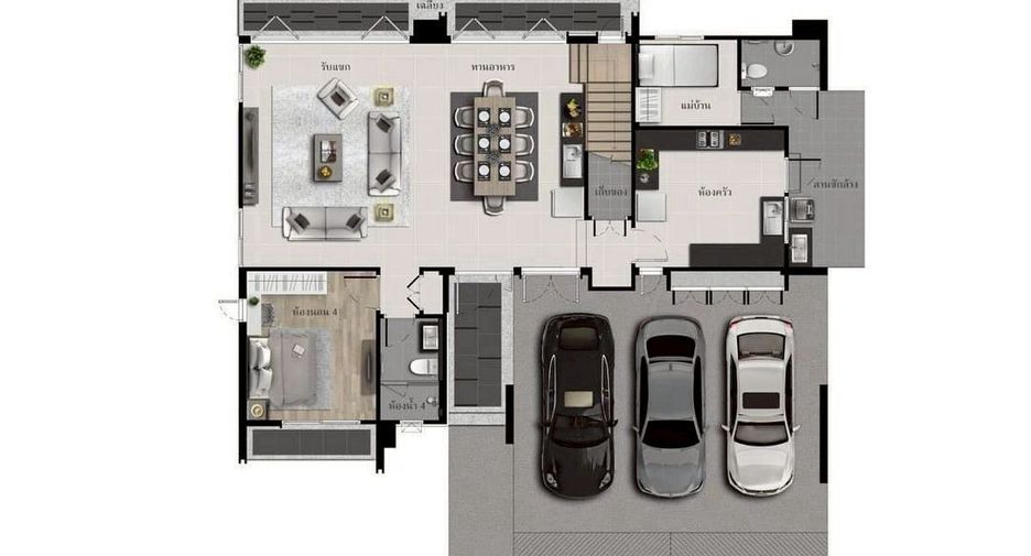 For sale 4 bedrooms house in Bang Kapi, Bangkok