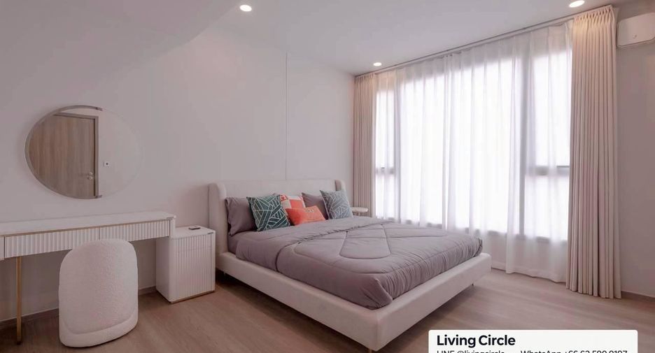 For rent 3 bedrooms condo in Bang Phli, Samut Prakan
