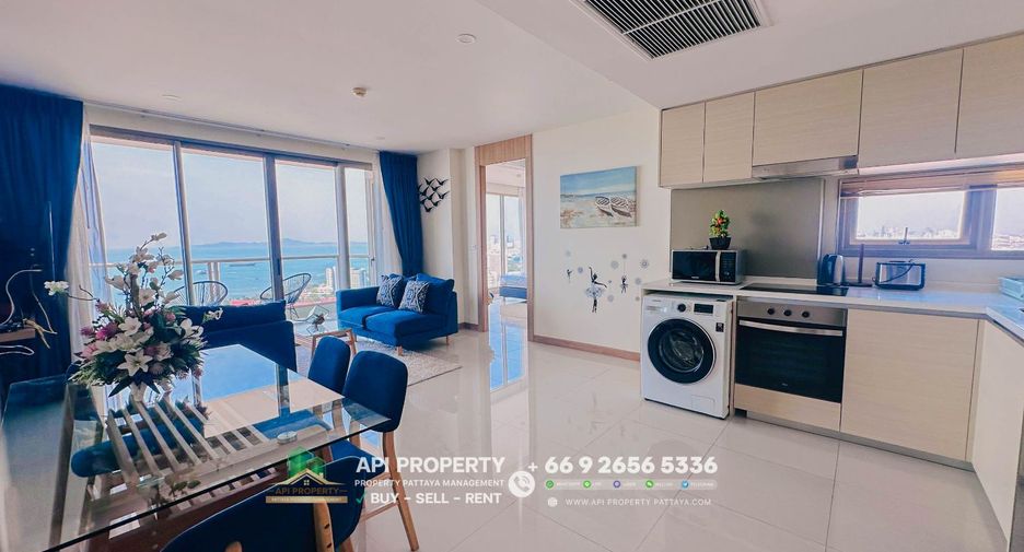 À vendre 2 chambres condo à Jomtien, Pattaya