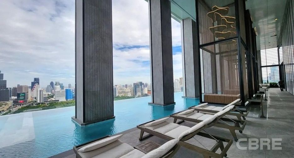 For rent 2 bedrooms condo in Sathon, Bangkok