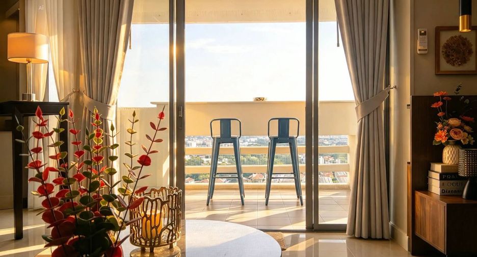 À vendre 2 chambres condo à Jomtien, Pattaya