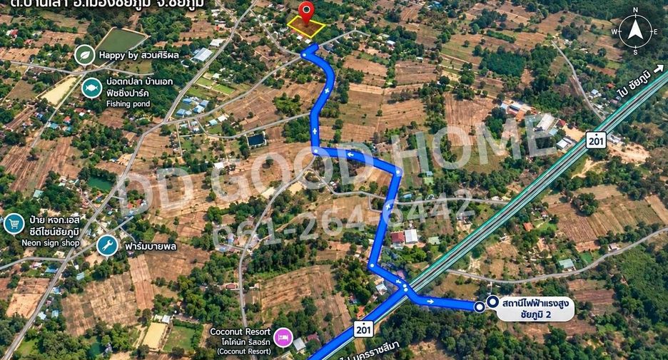 For sale land in Mueang Chaiyaphum, Chaiyaphum