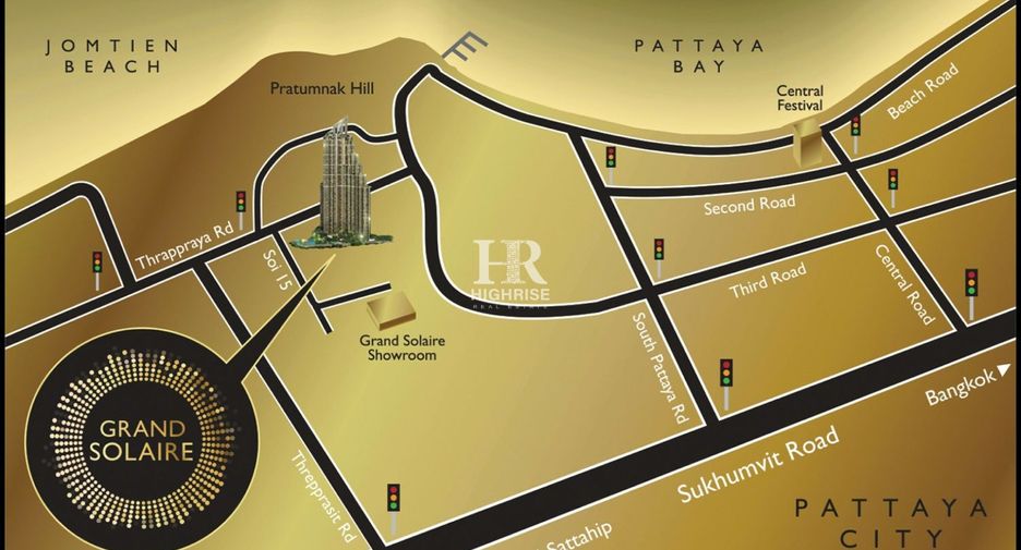 À vendre studio condo à Bang Lamung, Chonburi