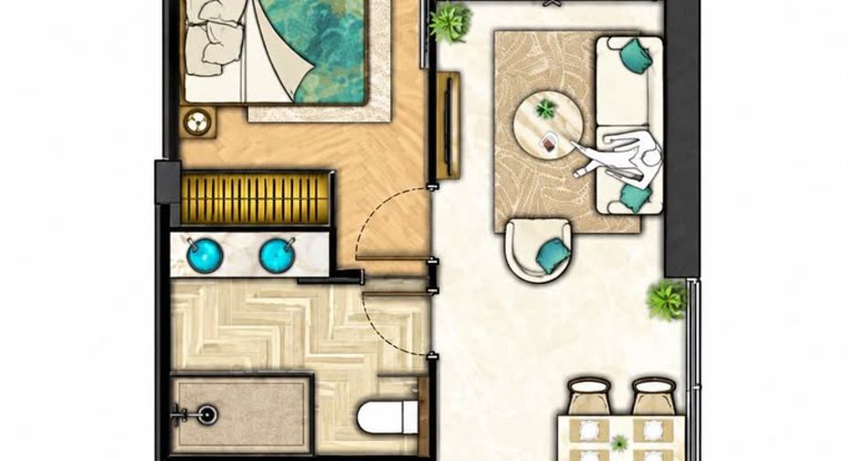À vendre 1 chambre condo 