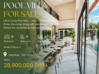 For sale 8 bedrooms villa in Bang Lamung, Chonburi