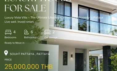 For sale 4 bedrooms villa in Bang Lamung, Chonburi