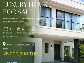 For sale 4 bedrooms villa in Bang Lamung, Chonburi