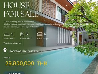 Villa en venta de 5 habitaciones en Bang Lamung, Chonburi