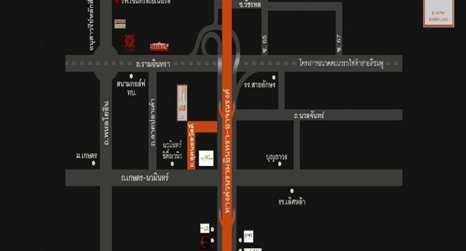 Casa adosada en venta de 3 habitaciones en Lat Phrao, Bangkok