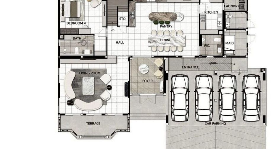 Haus zum Kauf mit 4 Zimmer in Lat Krabang, Bangkok