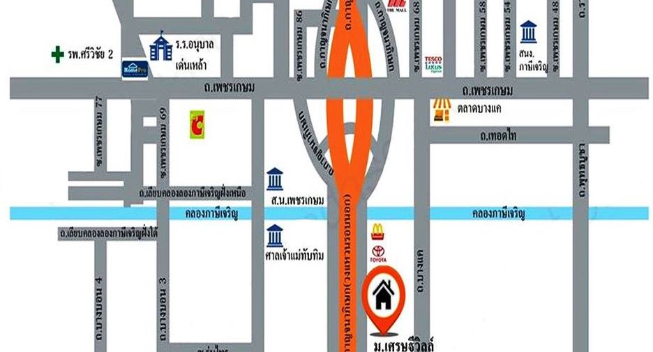 Reihenhaus zum Kauf mit 4 Zimmer in Bang Khae, Bangkok