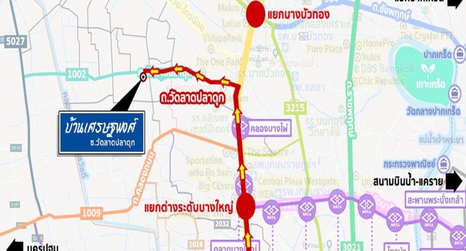 For sale 4 bedrooms retail Space in Bang Bua Thong, Nonthaburi
