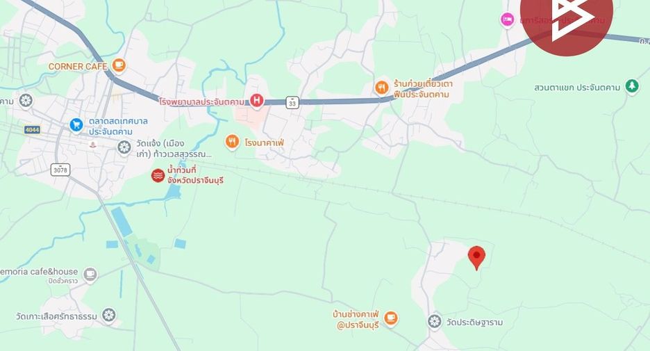 For sale land in Prachantakham, Prachin Buri