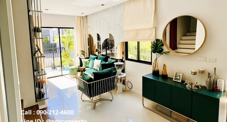 For rent 2 bedrooms townhouse in Lat Krabang, Bangkok