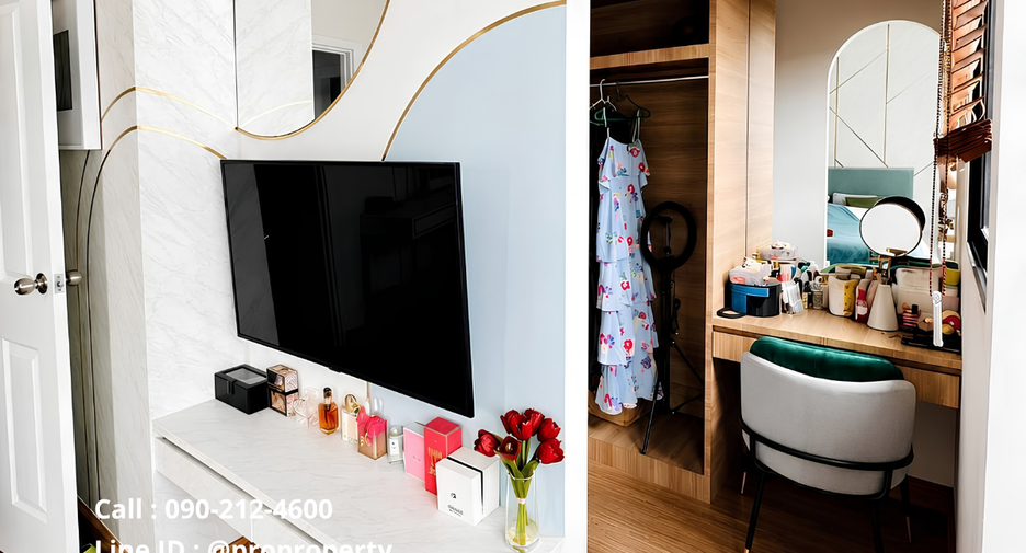 For rent 2 bedrooms townhouse in Lat Krabang, Bangkok