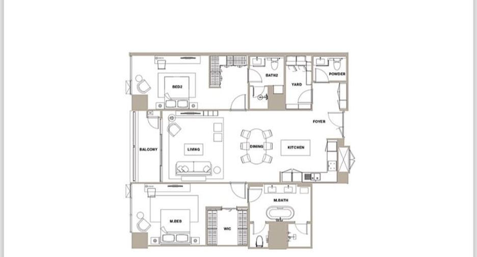 Condo en venta de 2 habitaciones en Pathum Wan, Bangkok