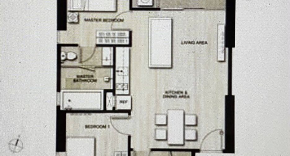 For rent 2 bedrooms condo in Jomtien, Pattaya