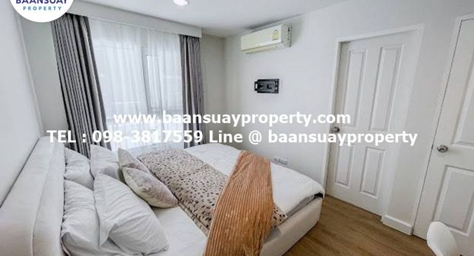 For rent 2 bedrooms condo in Huai Khwang, Bangkok