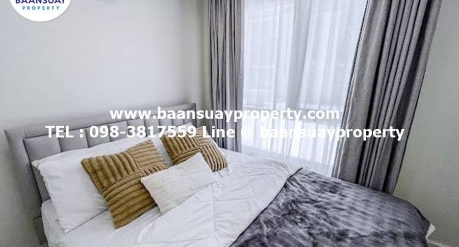 For rent 2 bedrooms condo in Huai Khwang, Bangkok
