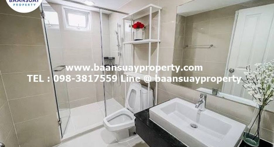 For rent 2 bedrooms condo in Huai Khwang, Bangkok