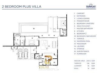 À vendre 3 chambres villa à Bang Saray, Pattaya