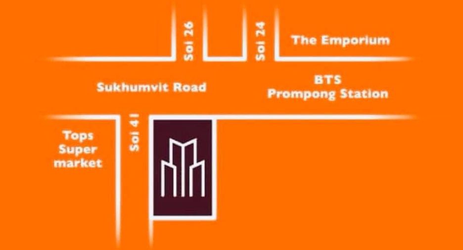 For rent 3 bedrooms condo in Khlong Toei, Bangkok
