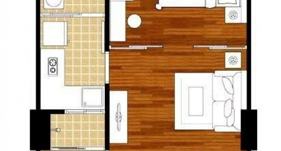 Wohnung zum Kauf mit 1 Zimmer in Bang Phlat, Bangkok