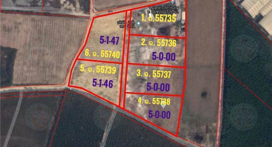 For sale land in Ban Bueng, Chonburi
