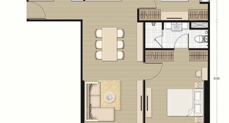 For rent and for sale 2 bedrooms apartment in Watthana, Bangkok