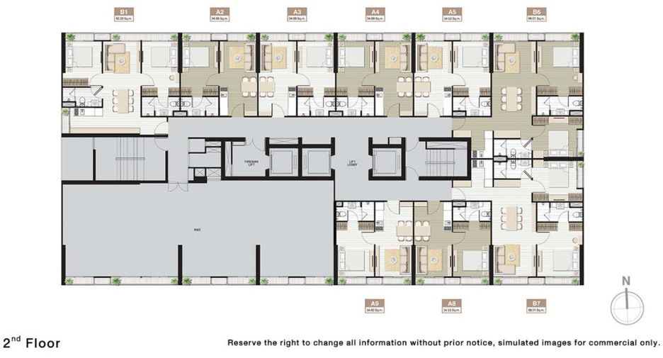 For rent and for sale 2 bedrooms apartment in Watthana, Bangkok