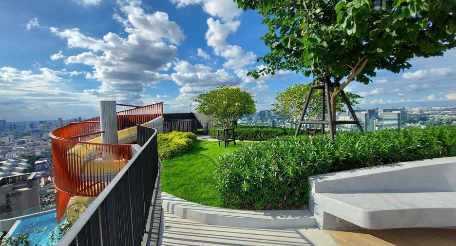 For rent 1 bed condo in Huai Khwang, Bangkok