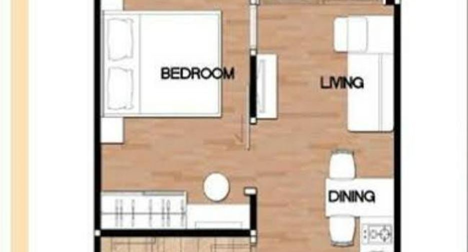 For rent 1 bed condo in Bueng Kum, Bangkok