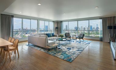 For rent 3 bed serviced apartment in Khlong Toei, Bangkok
