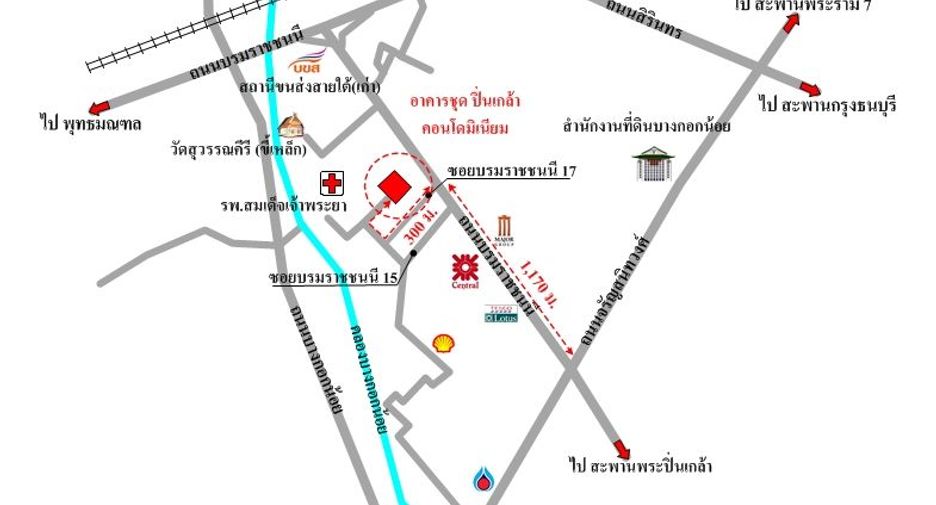For sale 3 bedrooms apartment in Bangkok Noi, Bangkok