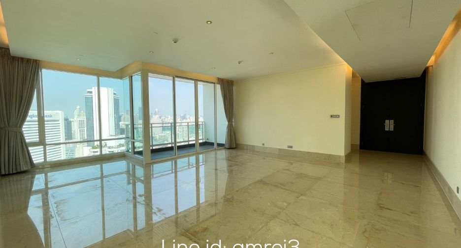 For rent and for sale 3 bedrooms condo in Sathon, Bangkok