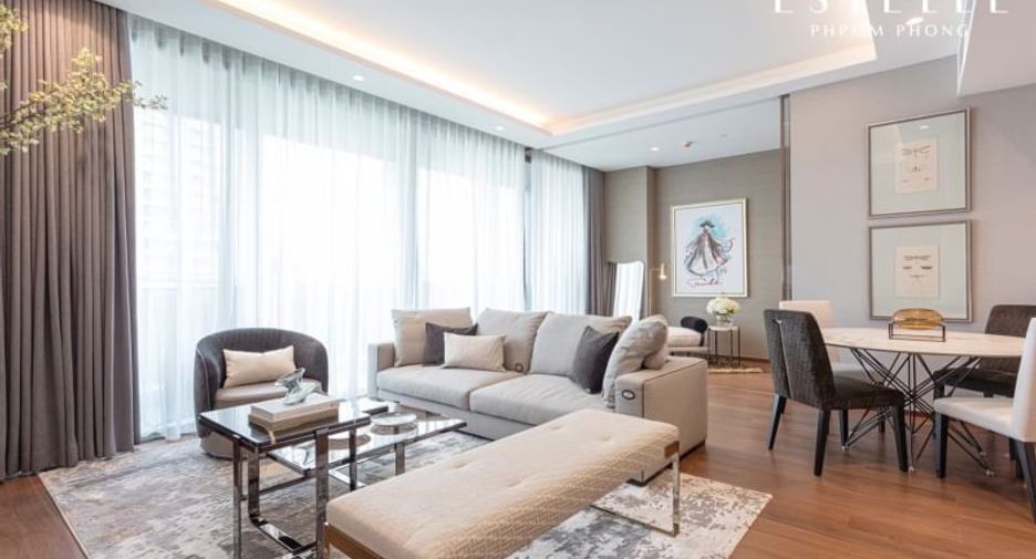 Condo en alquiler de 2 habitaciones en Khlong Toei, Bangkok