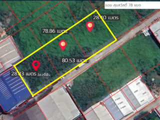 For sale land in Phra Pradaeng, Samut Prakan