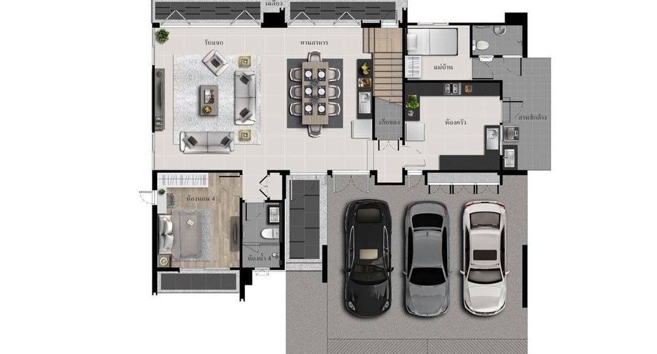 Haus zum Kauf mit 4 Zimmer in Bang Kapi, Bangkok