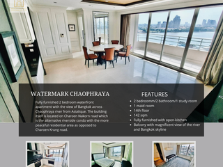 For sale 2 Beds condo in Bang Kho Laem, Bangkok
