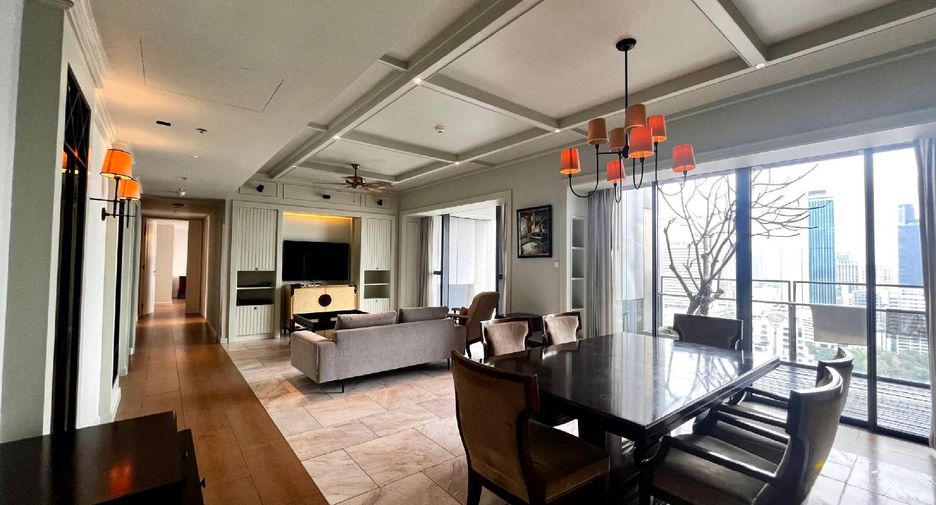 For rent 3 bedrooms condo in Sathon, Bangkok