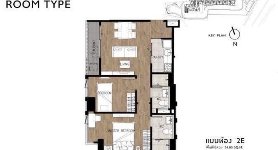 ขาย 2 ห้องนอน คอนโด ใน วัฒนา, กรุงเทพฯ