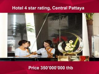 For sale 153 bed hotel in Central Pattaya, Pattaya