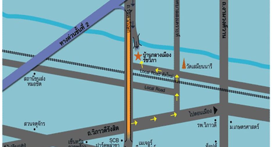 Casa adosada en venta de 5 habitaciones en Chatuchak, Bangkok