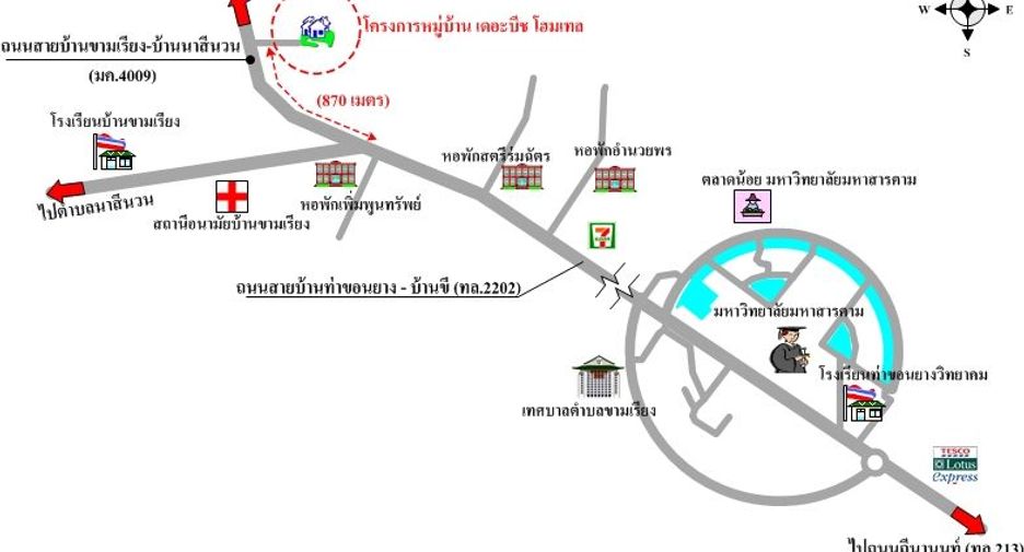 For sale 2 bedrooms townhouse in Kantharawichai, Maha Sarakham