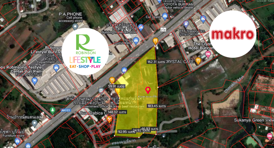 出售 土地 在 Mueang Buri Ram, Buri Ram