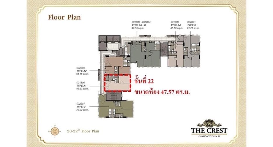 For sale 1 bed condo in Phaya Thai, Bangkok